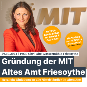 MIT-Ortsgruppe Altes Amt Friesoythe gründet sich