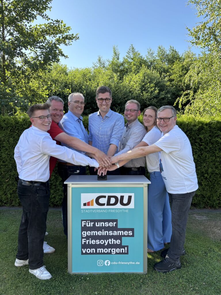 CDU: Vorstand und Ratsmitglieder für Jann Christian Hegewald als Bürgermeisterkandidat