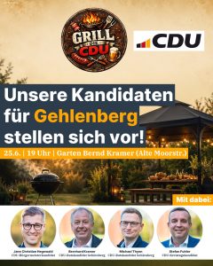 CDU-Kandidaten stellen sich in Gehlenberg vor