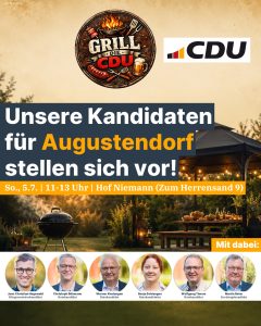 CDU-Kandidaten stellen sich bei Frühschoppen in Augustendorf vor