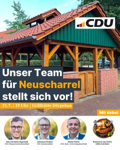 CDU-Kandidaten stellen sich in Neuscharrel vor