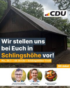 CDU-Kandidaten stellen sich in Schlingshöhe vor